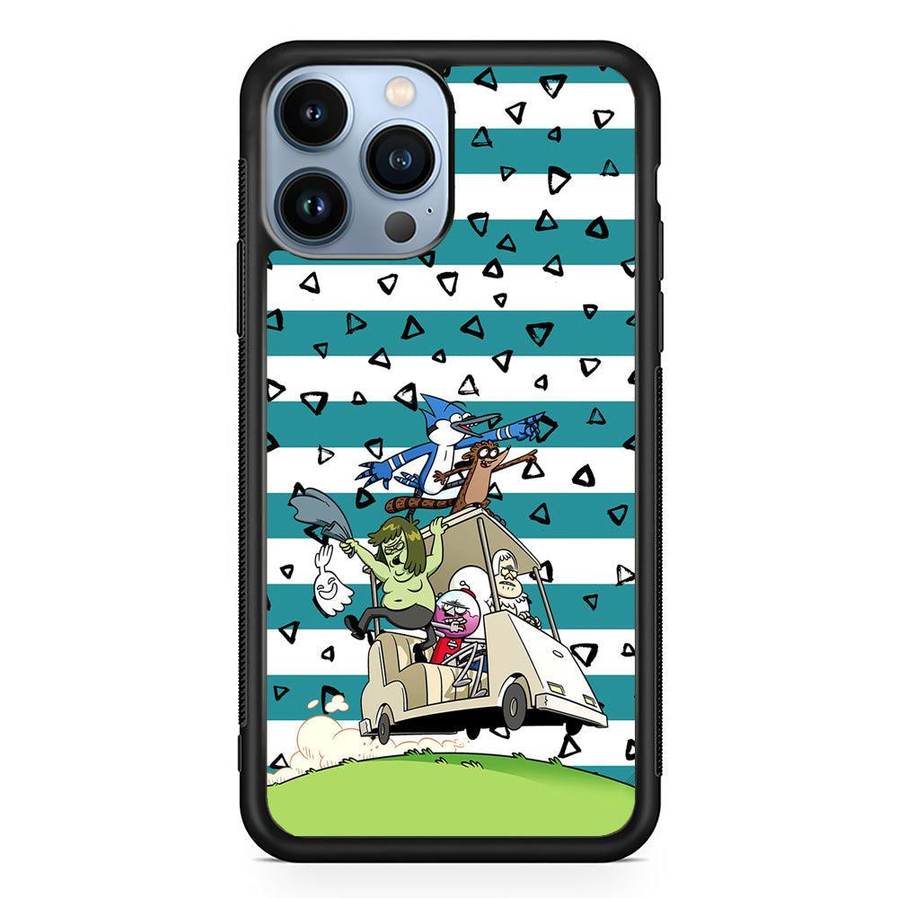 Regular Show Keep It Moving iPhone 15 Pro Case-Oxvistore