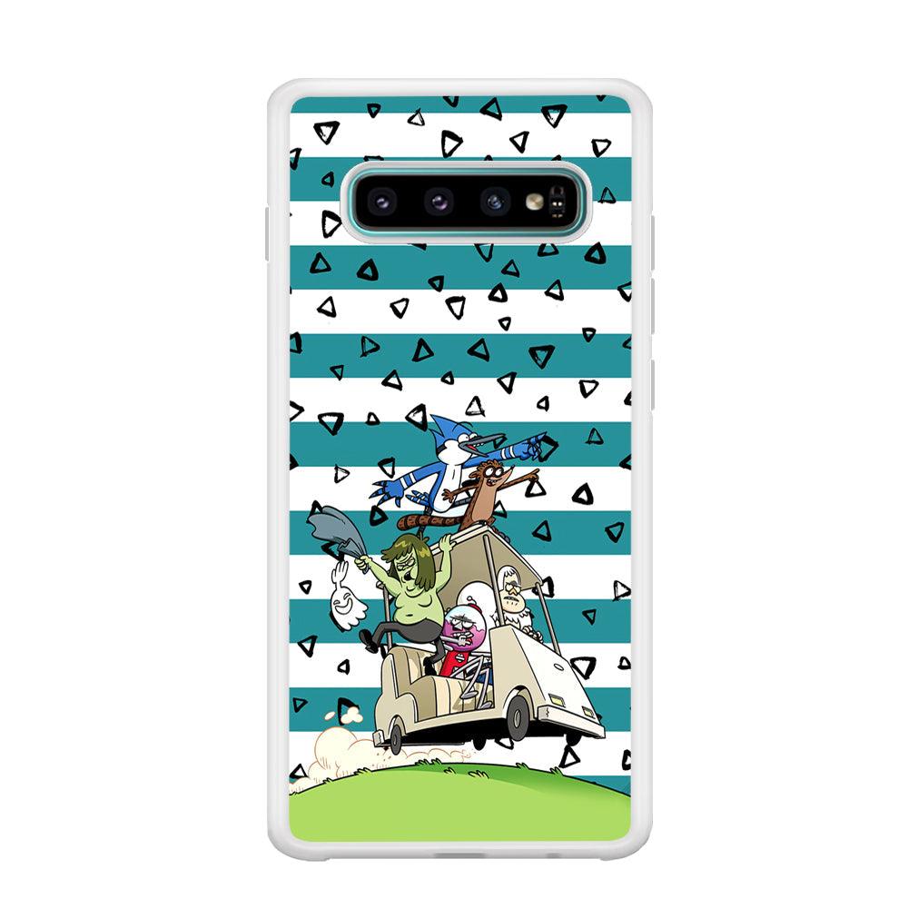 Regular Show Keep It Moving Samsung Galaxy S10 Plus Case-Oxvistore