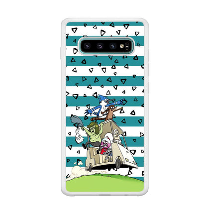 Regular Show Keep It Moving Samsung Galaxy S10 Plus Case-Oxvistore