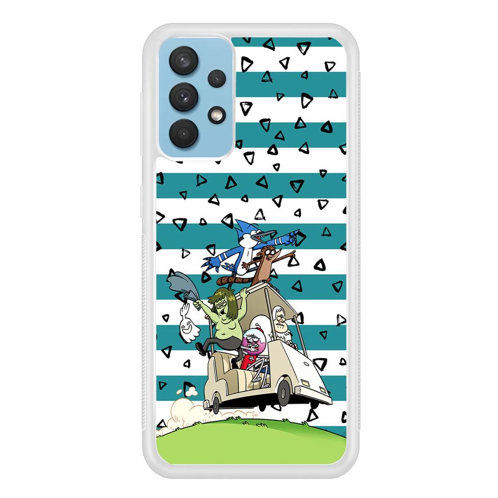 Regular Show Keep It Moving Samsung Galaxy A32 Case-Oxvistore