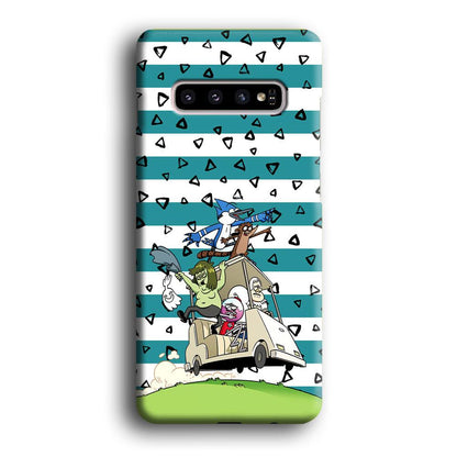 Regular Show Keep It Moving Samsung Galaxy S10 Case-Oxvistore