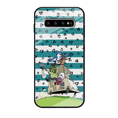 Regular Show Keep It Moving Samsung Galaxy S10 Plus Case-Oxvistore