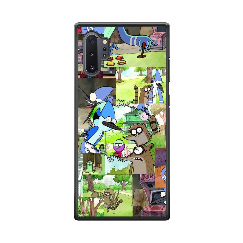 Regular Show Peek into The Past Samsung Galaxy Note 10 Plus Case-Oxvistore