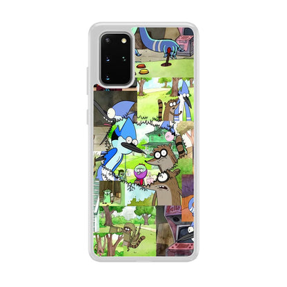 Regular Show Peek into The Past Samsung Galaxy S20 Plus Case-Oxvistore