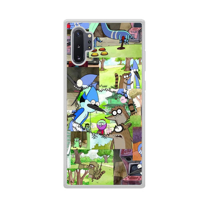 Regular Show Peek into The Past Samsung Galaxy Note 10 Plus Case-Oxvistore