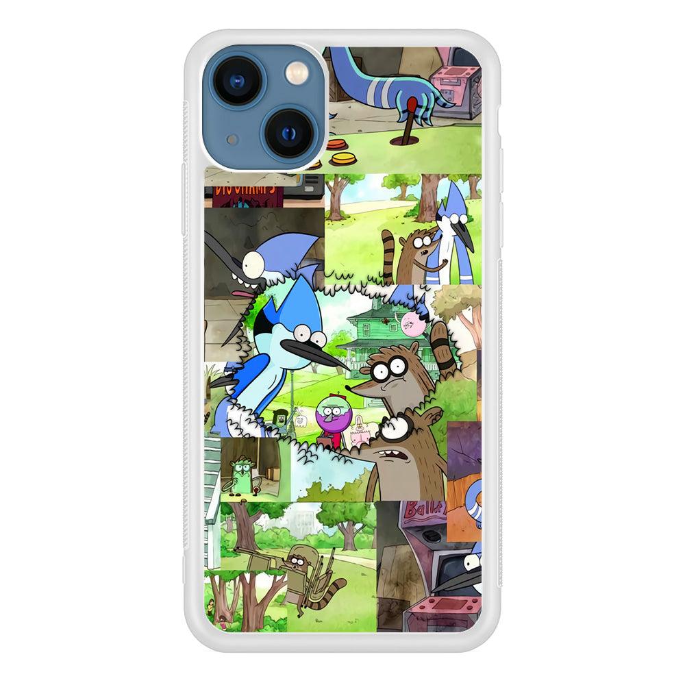 Regular Show Peek into The Past iPhone 15 Plus Case-Oxvistore