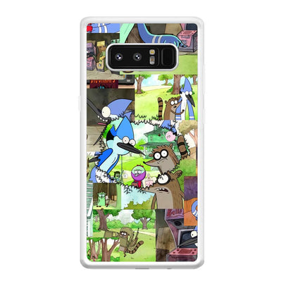 Regular Show Peek into The Past Samsung Galaxy Note 8 Case-Oxvistore