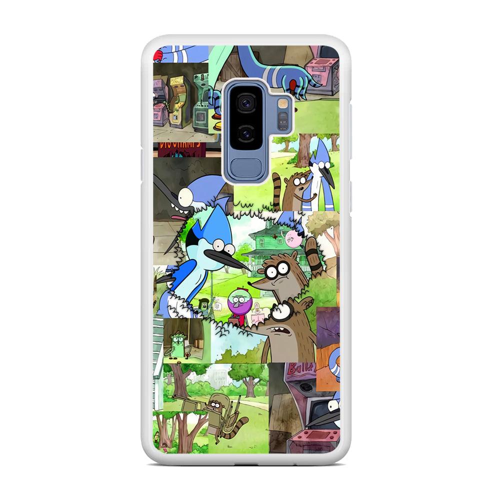 Regular Show Peek into The Past Samsung Galaxy S9 Plus Case-Oxvistore