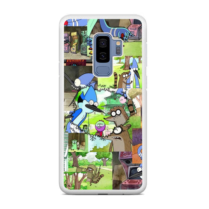 Regular Show Peek into The Past Samsung Galaxy S9 Plus Case-Oxvistore