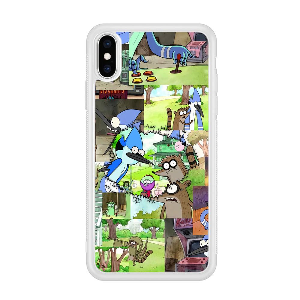 Regular Show Peek into The Past iPhone XS Case-Oxvistore