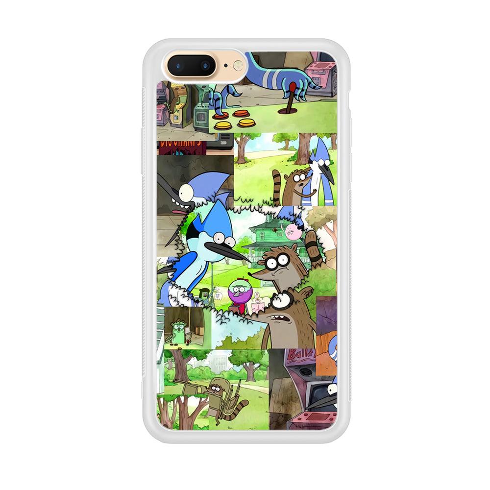 Regular Show Peek into The Past iPhone 7 Plus Case-Oxvistore