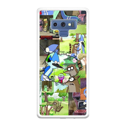 Regular Show Peek into The Past Samsung Galaxy Note 9 Case-Oxvistore