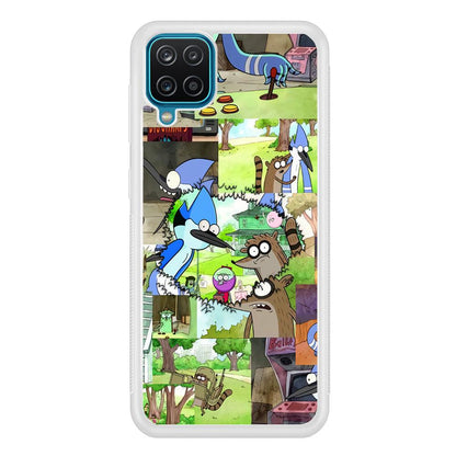 Regular Show Peek into The Past Samsung Galaxy A12 Case-Oxvistore