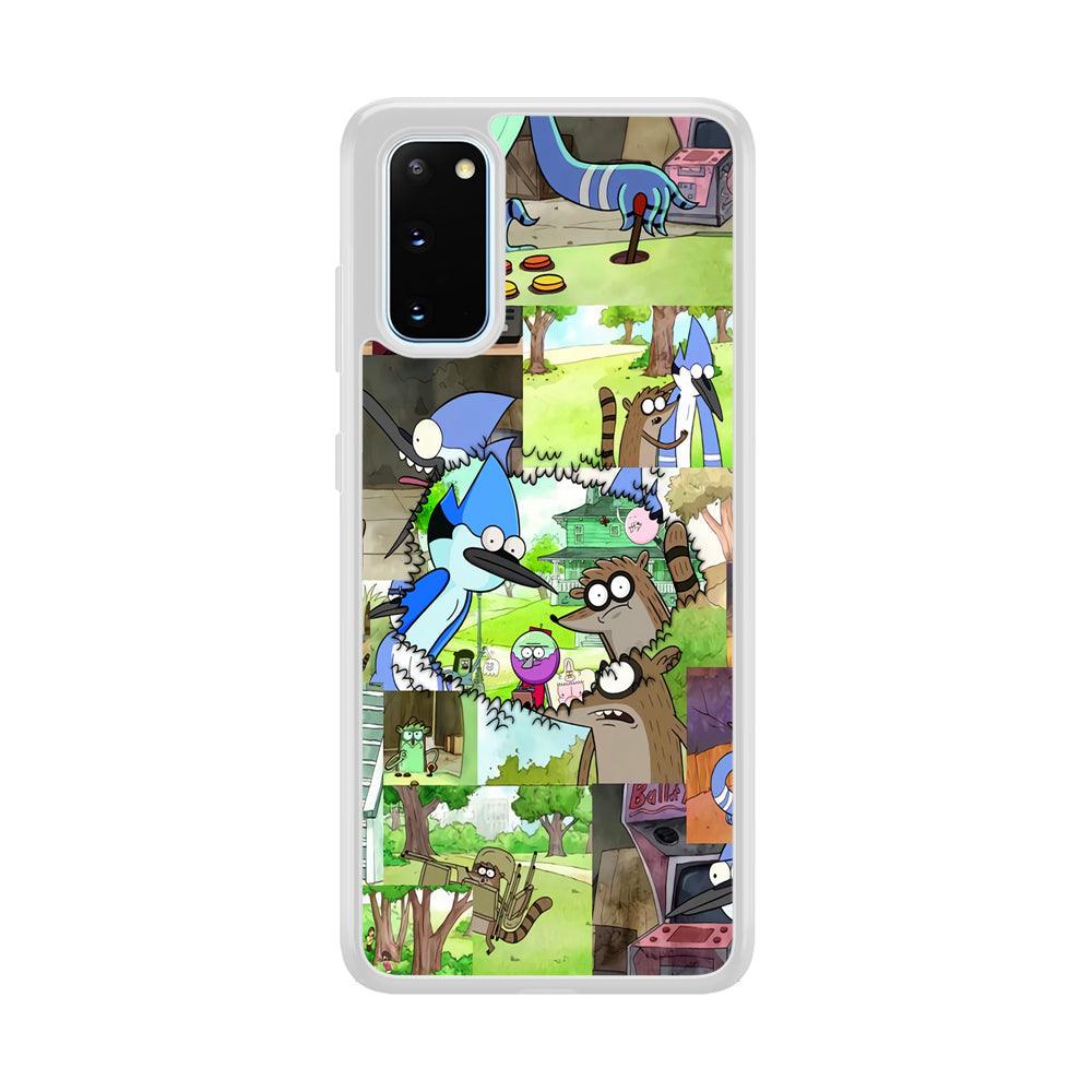 Regular Show Peek into The Past Samsung Galaxy S20 Case-Oxvistore