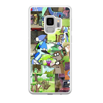 Regular Show Peek into The Past Samsung Galaxy S9 Case-Oxvistore