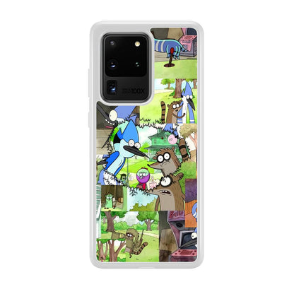 Regular Show Peek into The Past Samsung Galaxy S20 Ultra Case-Oxvistore