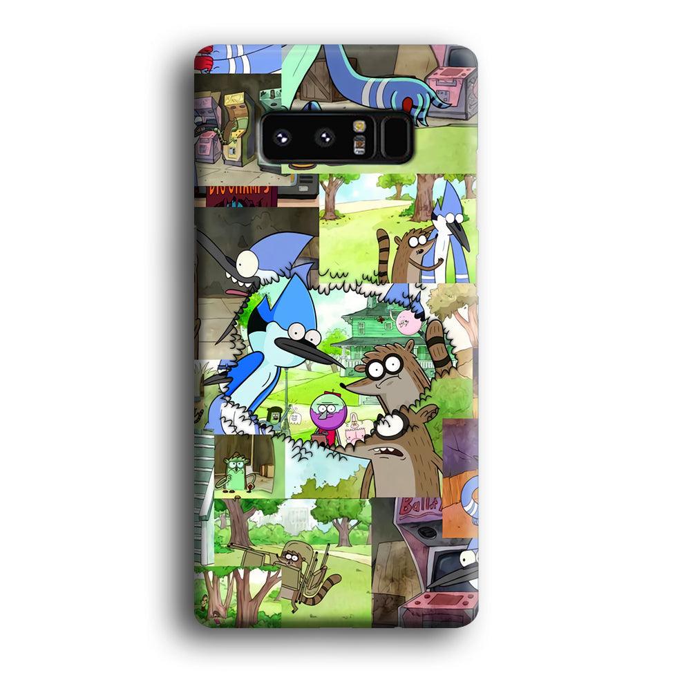 Regular Show Peek into The Past Samsung Galaxy Note 8 Case-Oxvistore