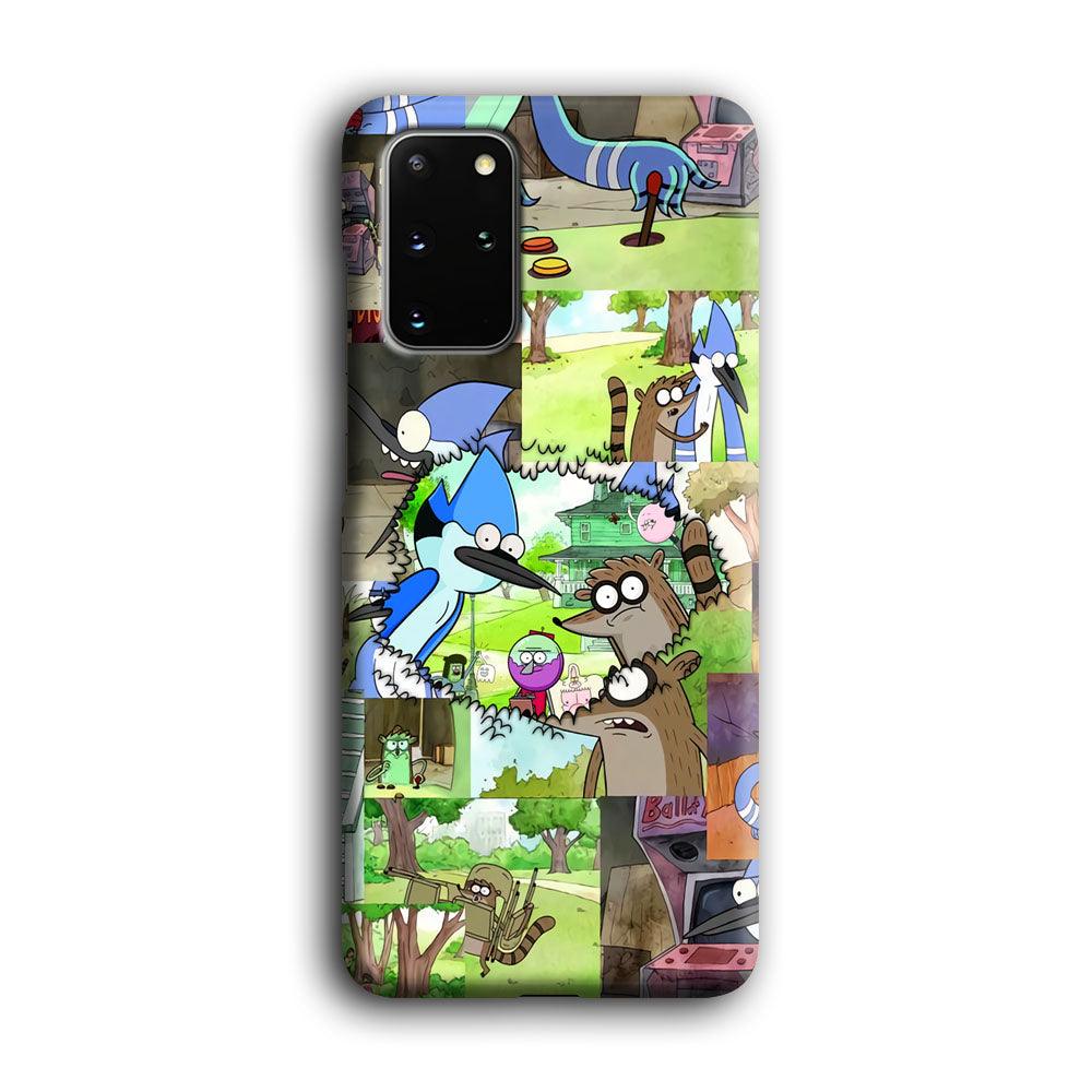 Regular Show Peek into The Past Samsung Galaxy S20 Plus Case-Oxvistore