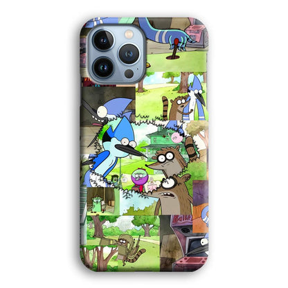 Regular Show Peek into The Past iPhone 14 Pro Case-Oxvistore