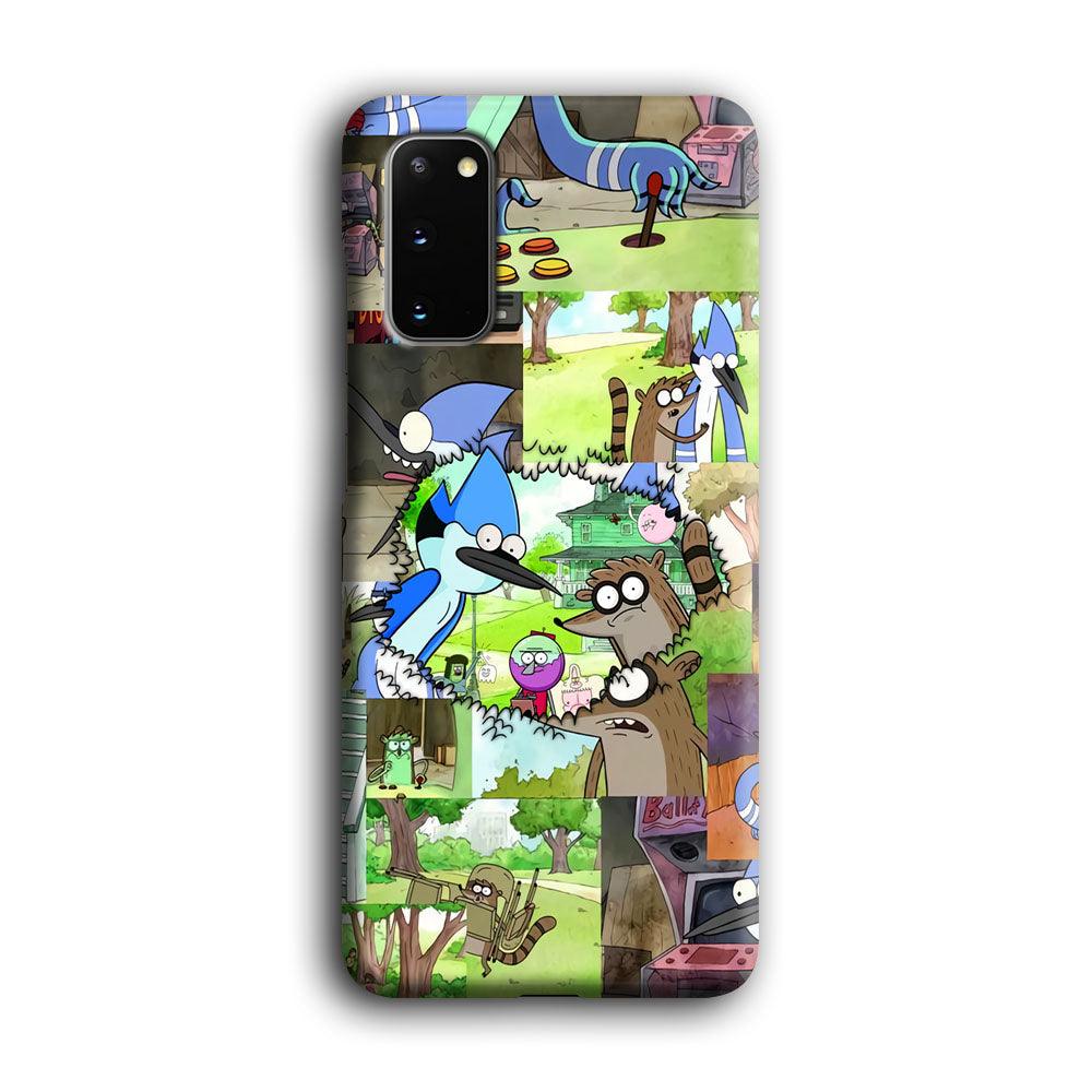 Regular Show Peek into The Past Samsung Galaxy S20 Case-Oxvistore