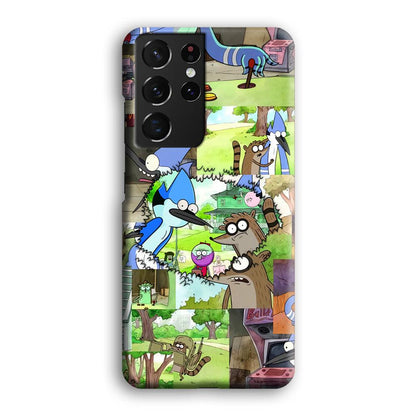 Regular Show Peek into The Past Samsung Galaxy S21 Ultra Case-Oxvistore