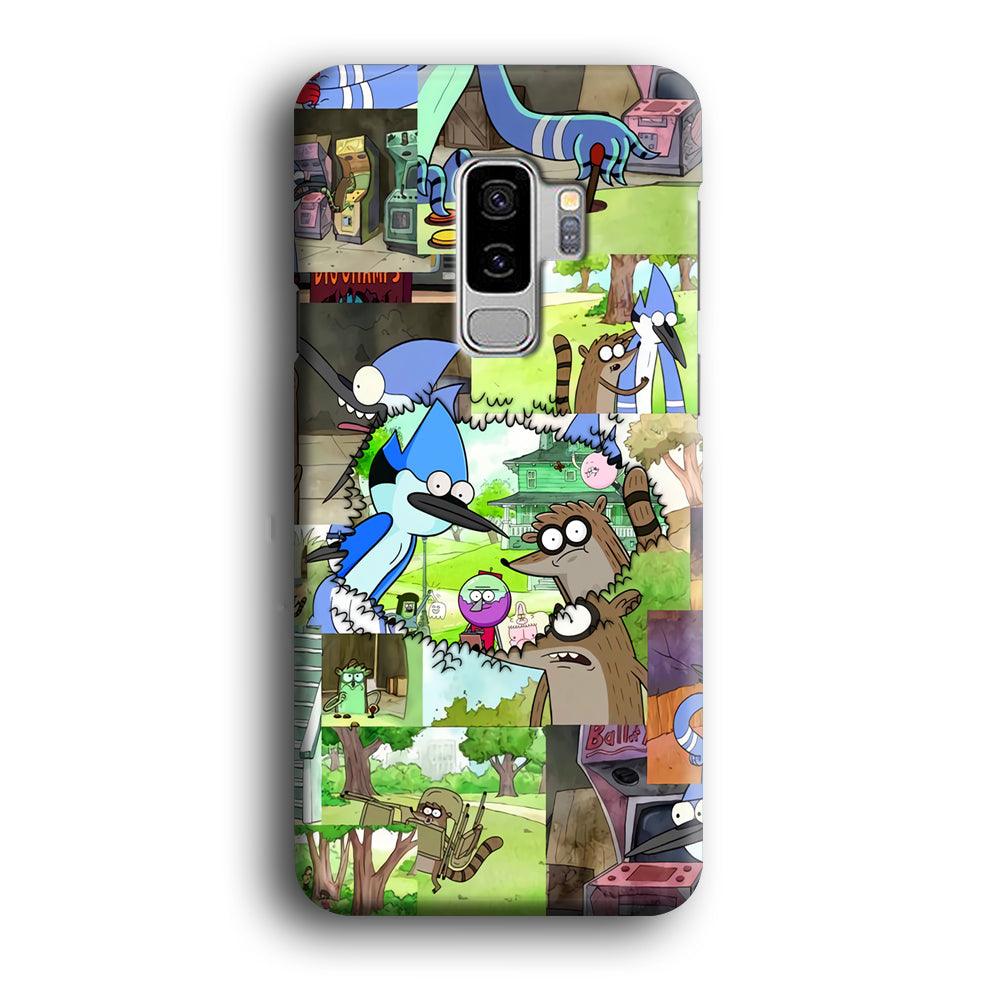 Regular Show Peek into The Past Samsung Galaxy S9 Plus Case-Oxvistore