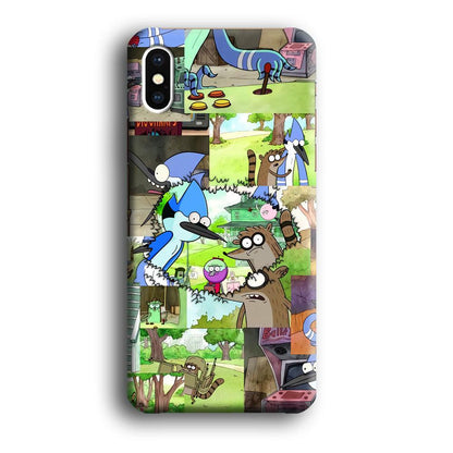 Regular Show Peek into The Past iPhone Xs Max Case-Oxvistore