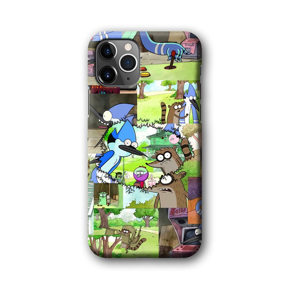 Regular Show Peek into The Past iPhone 11 Pro Max Case-Oxvistore