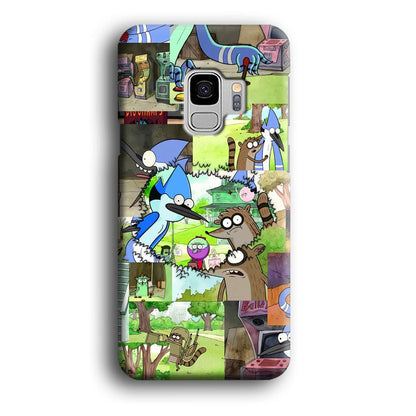 Regular Show Peek into The Past Samsung Galaxy S9 Case-Oxvistore