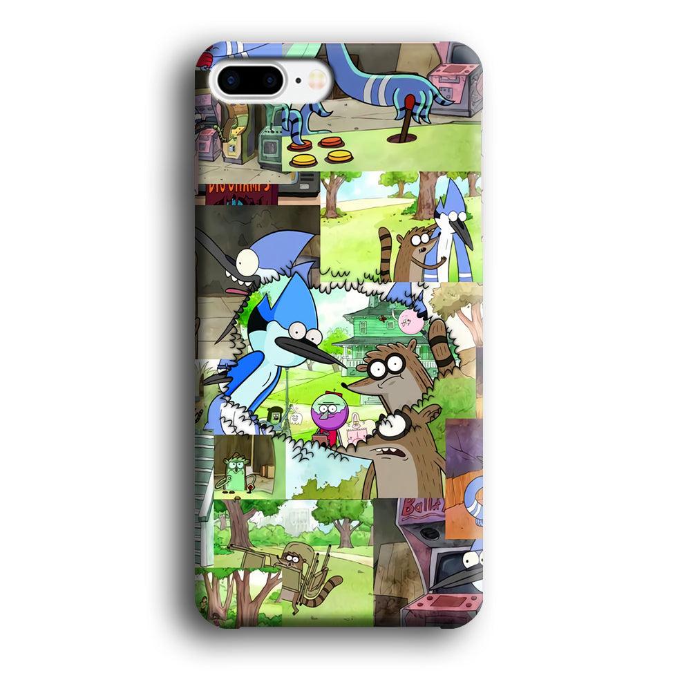 Regular Show Peek into The Past iPhone 8 Plus Case-Oxvistore