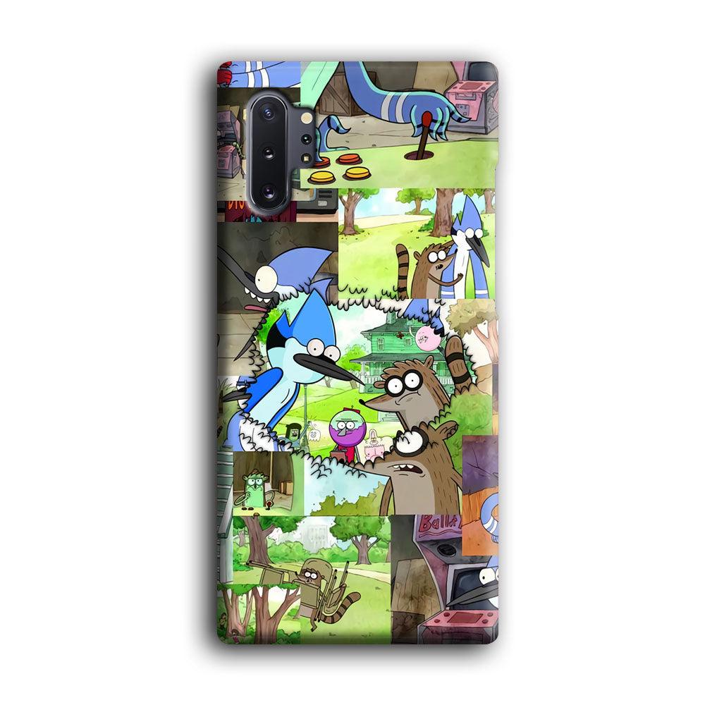 Regular Show Peek into The Past Samsung Galaxy Note 10 Plus Case-Oxvistore