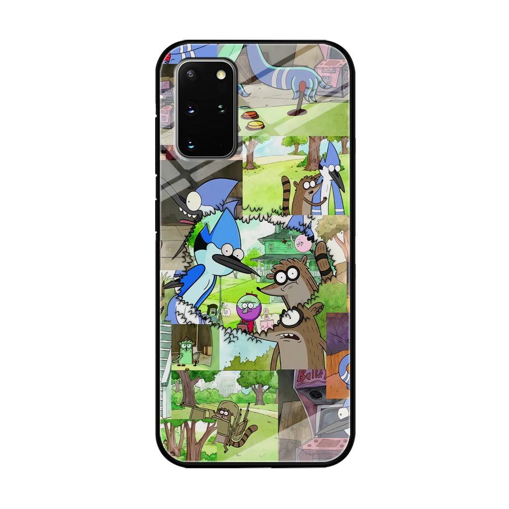 Regular Show Peek into The Past Samsung Galaxy S20 Plus Case-Oxvistore