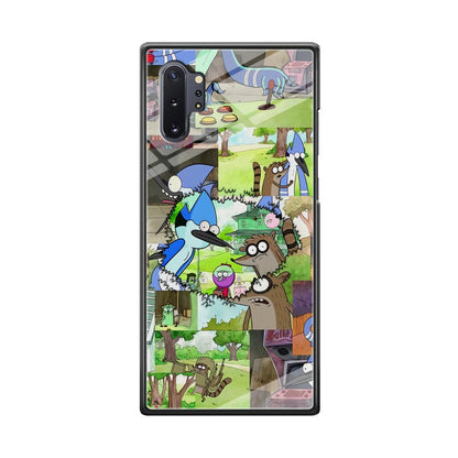 Regular Show Peek into The Past Samsung Galaxy Note 10 Plus Case-Oxvistore