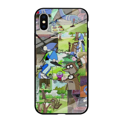 Regular Show Peek into The Past iPhone XS Case-Oxvistore