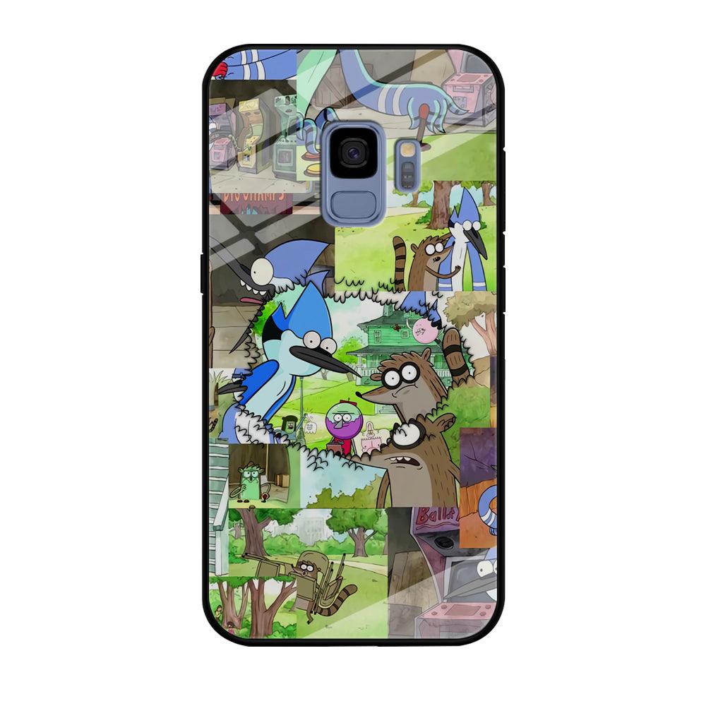 Regular Show Peek into The Past Samsung Galaxy S9 Case-Oxvistore