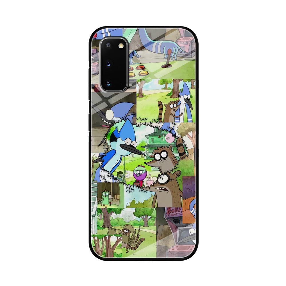 Regular Show Peek into The Past Samsung Galaxy S20 Case-Oxvistore