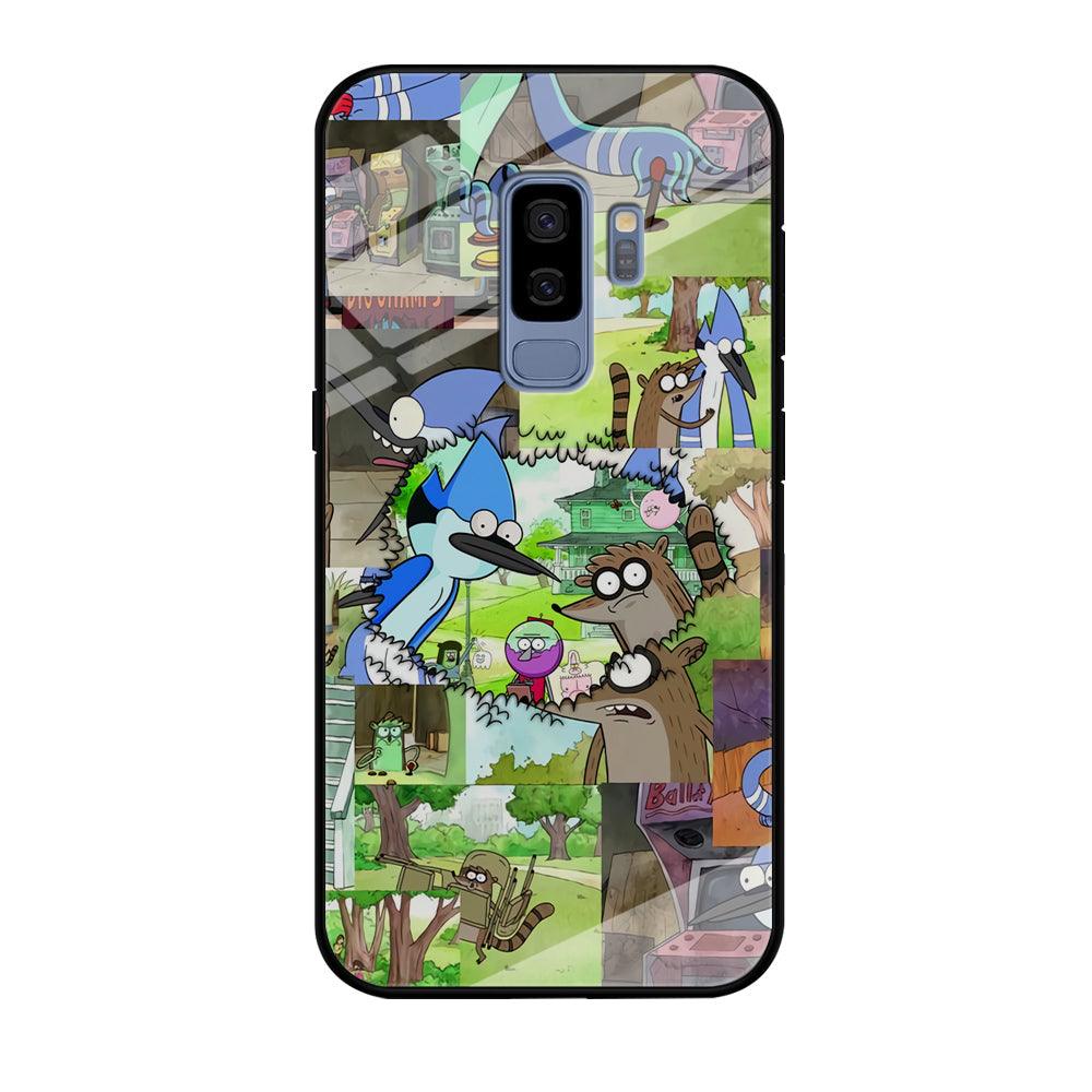 Regular Show Peek into The Past Samsung Galaxy S9 Plus Case-Oxvistore