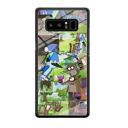 Regular Show Peek into The Past Samsung Galaxy Note 8 Case-Oxvistore