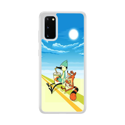 Regular Show Sunny Hot Day Samsung Galaxy S20 Case-Oxvistore