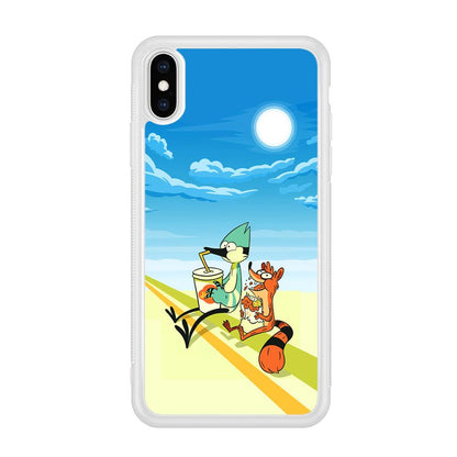 Regular Show Sunny Hot Day iPhone XS Case-Oxvistore