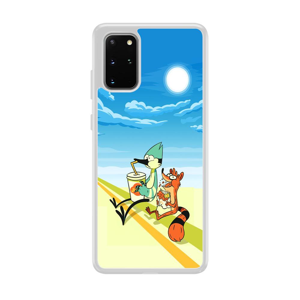 Regular Show Sunny Hot Day Samsung Galaxy S20 Plus Case-Oxvistore