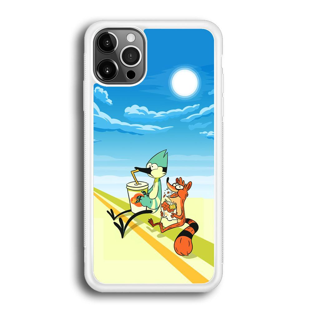 Regular Show Sunny Hot Day iPhone 12 Pro Max Case-Oxvistore