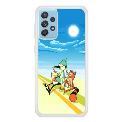 Regular Show Sunny Hot Day Samsung Galaxy A72 Case-Oxvistore