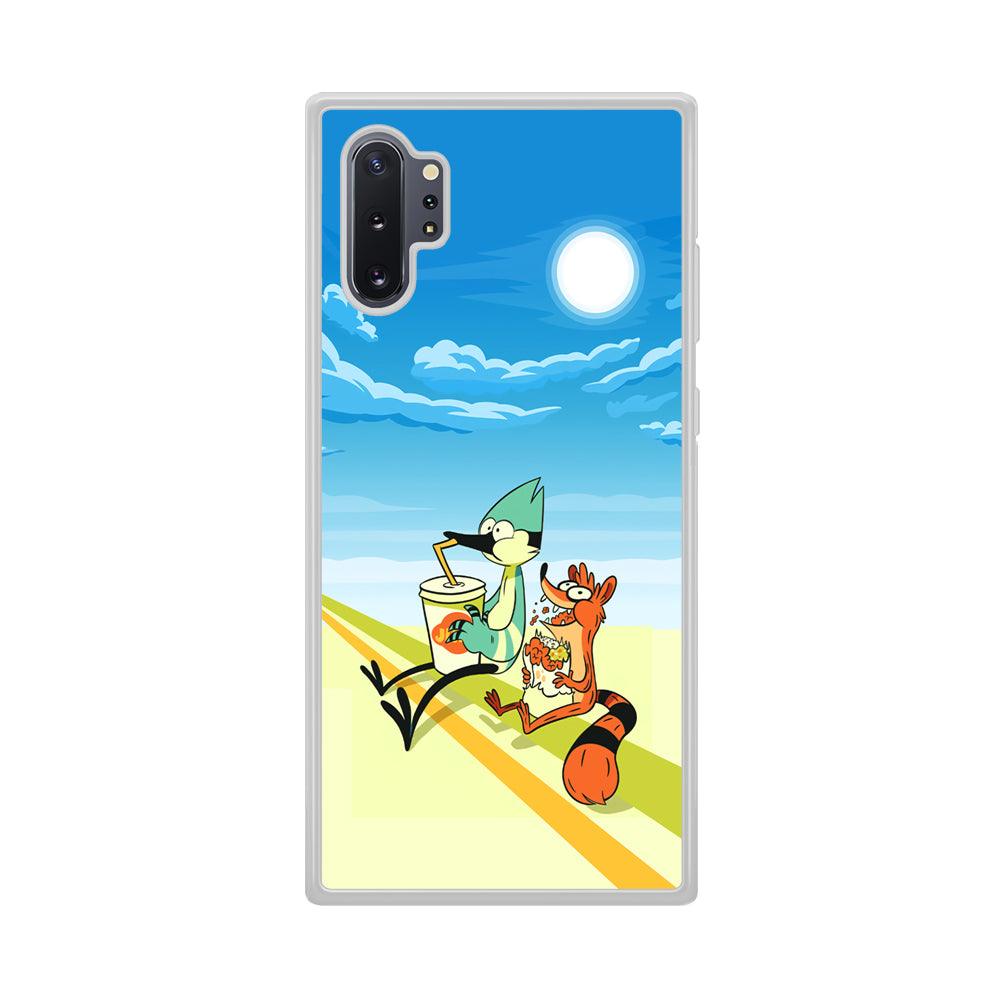 Regular Show Sunny Hot Day Samsung Galaxy Note 10 Plus Case-Oxvistore