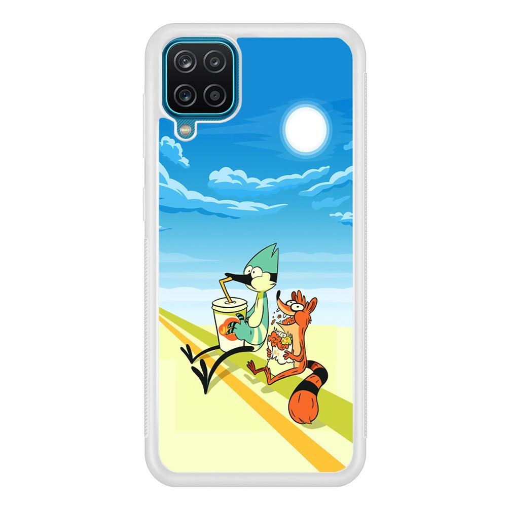 Regular Show Sunny Hot Day Samsung Galaxy A12 Case-Oxvistore