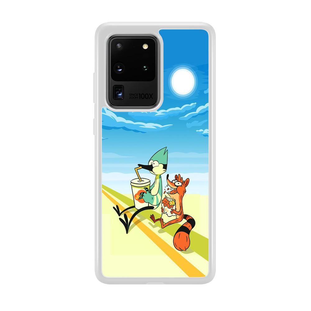 Regular Show Sunny Hot Day Samsung Galaxy S20 Ultra Case-Oxvistore