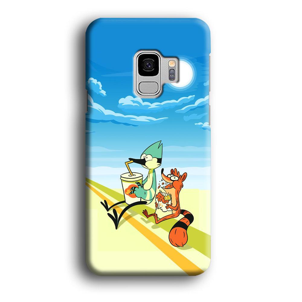 Regular Show Sunny Hot Day Samsung Galaxy S9 Case-Oxvistore