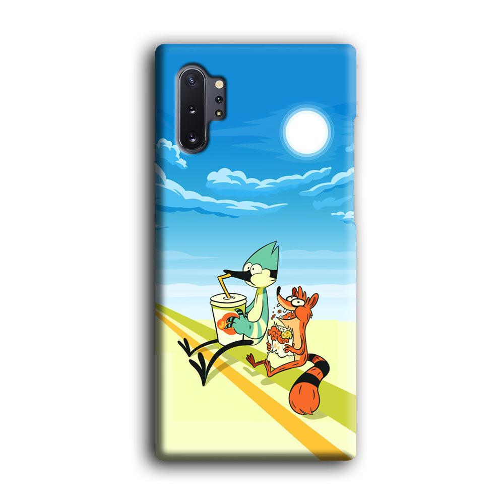 Regular Show Sunny Hot Day Samsung Galaxy Note 10 Plus Case-Oxvistore