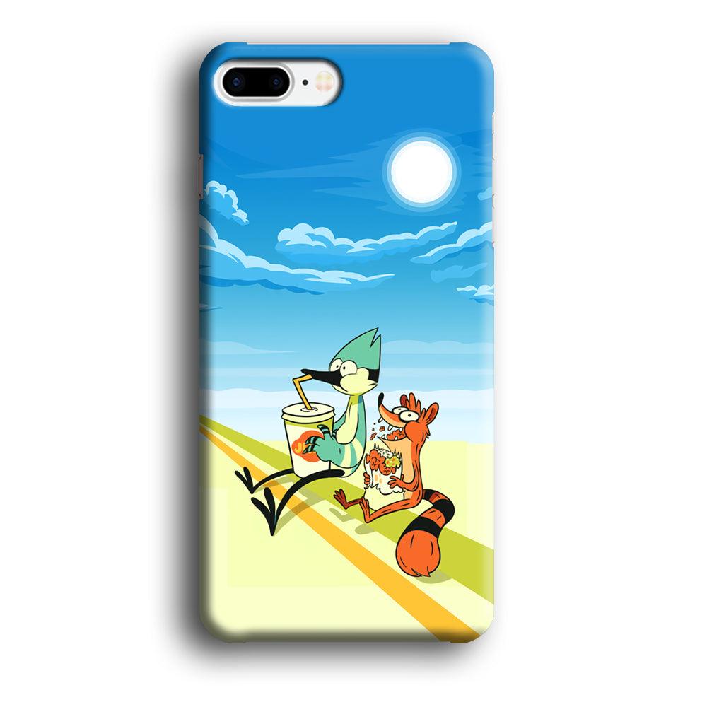 Regular Show Sunny Hot Day iPhone 8 Plus Case-Oxvistore