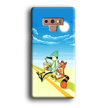 Regular Show Sunny Hot Day Samsung Galaxy Note 9 Case-Oxvistore